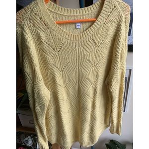Vibrant Cream Sweater